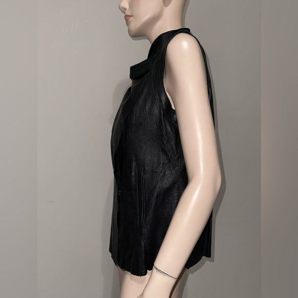 My Tribe Shawl Leather Vest L - Picture 13 of 14